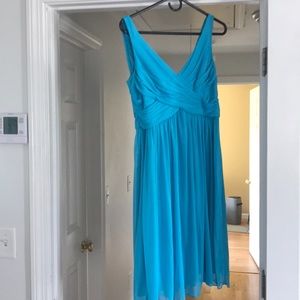 David’s bridal short length bridesmaid dress